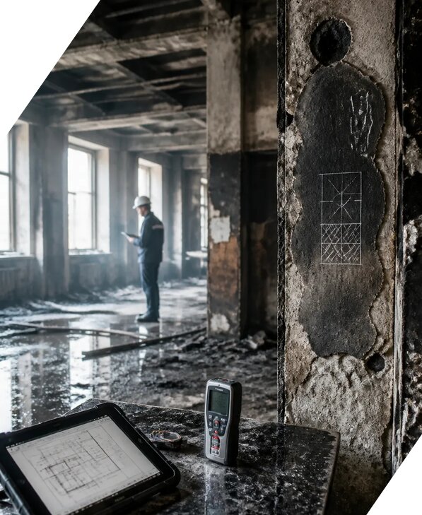 Обследование зданий после пожара в Костроме от 15314 р. | ЭкспертизаРоссия