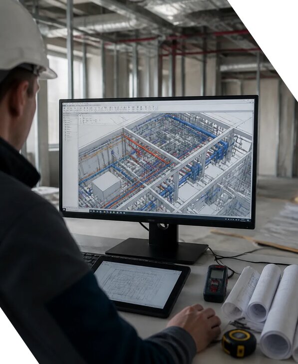 Создание BIM модели инженерных сетей для объектов в Костроме